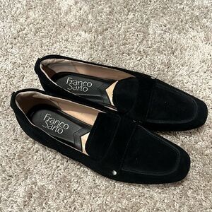 Franco Sarto suede leather loafers